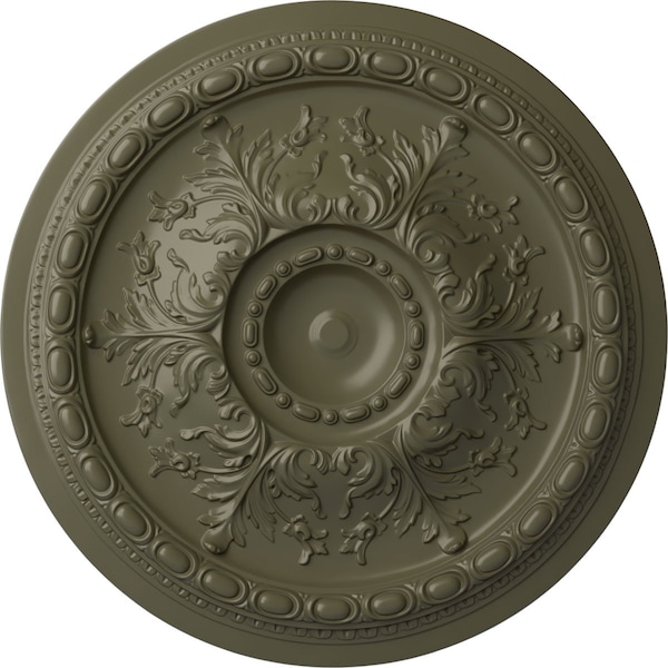 Ekena Millwork Stockport Ceiling Medallion (Fits Canopies up to 6 1/4"), 28"OD x 2 3/4"P, Painted Turtle CM28STPTF - main